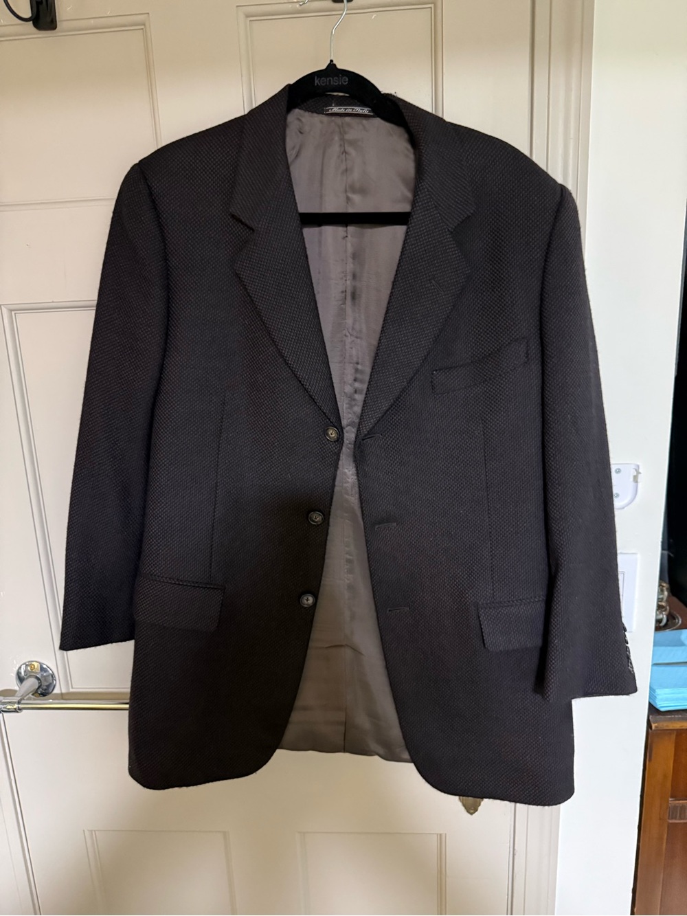 Corneliani Dark Brown Textured Sport Coat Blazer